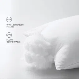 MORADO White Set Of 2 Square Shape Cushions image 2
