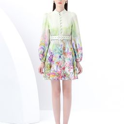 JC Collection Floral Printed Fit & Flare Dress-image-91