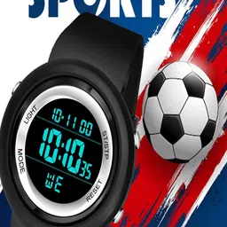 Hala Men Solid Round Tang Regular Digital Watch image 4