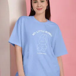 NATRIS Women Mauve Cotton Tshirts-picture-21
