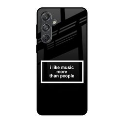 QRIOH Typography Printed Sleek & Lightweight Silicone Samsung Galaxy M55 5G Glass BackCase-image-68
