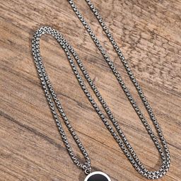 RV Jewels Unisex Silver-Plated Circular Pendant-image-74