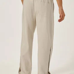 Styli Men Oversize Snap Button Detail Open Hem Jogger image 2