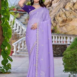 Sadika Embellished Beads and Stones Pure Silk Saree-picture-46
