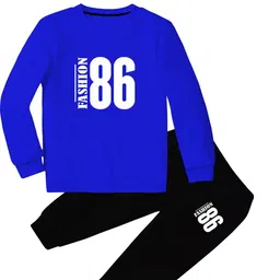 TRIANGLETEES Kids Printed T-shirt with Trousers-13