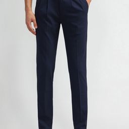 Arrow Men Textured Urban Slim Slim Fit Pleated Trousers-image-73