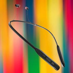 BT 125 100H Music with Extra Detachable Battery Wireless Neckband latest CV-9 Bluetooth Headset-image-76