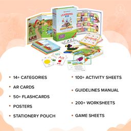 ClassMonitor Nursery Learning Kit With Free Mobile App 14+ Learning & Education Preschool Activities Includes Educational Kit  - Multicolor image 3