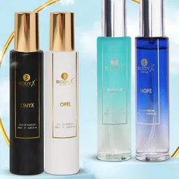 BODYX Set Of 4 Onyx Opel Hope & Topaz Long Lasting Eau De Parfum - 25 ml Each-23