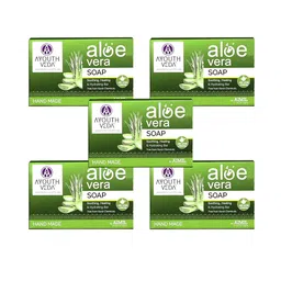 AYOUTHVEDA Set Of 5 Aloe Vera Soap For Hydrated Skin- 100 g Each-30