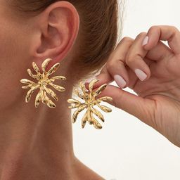 StyleCast x Revolte Gold-Plated Contemporary Shaped Studs-image-40