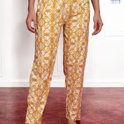 Kryptic Pack Of 2 Pure Cotton Mid-Rise Lounge Pants-image-29