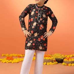 BAESD Boys Floral Printed Regular Kurta with Trousers-22
