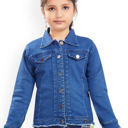 CLOTHIFY Girls Lightweight Denim Jacket-image-82