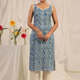 anayna Women Floral Embroidered Thread Work Kurta-picture-47