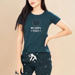 PASTEL CLIP Women Printed Night suit-image-97