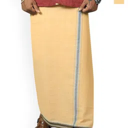 PRAKASAM COTTON Pack Of 2 Men Cotton Dhotis-picture-6