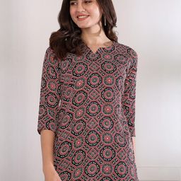 Moda Rapido Women Polyester Straight Kurtis-picture-38