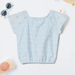 max Floral Print Cotton Top-image-17