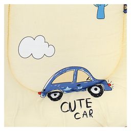 Baby Moo Mattress with Neck Pillow & Mosquito Net - Yellow image 4
