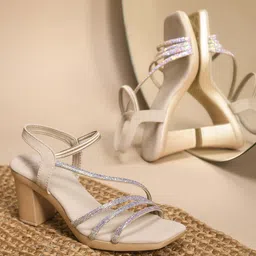 JM Looks Party Block Sandals-14