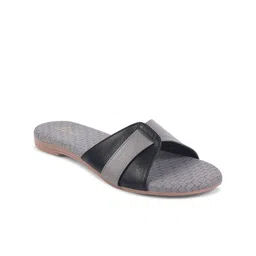 Padchin Women Colourblocked Open Toe Flats-picture-27