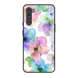 QRIOH Floral Printed OnePlus Nord Back Case Mobile Accessories-picture-27