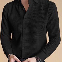 Moda Rapido Regular Fit Textured Formal Shirt-picture-1