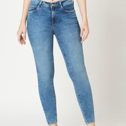 Kraus Jeans Women Skinny Fit High-Rise Light Fade Jeans-picture-26