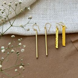 Niska Contemporary Studs Earrings-47