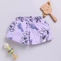 Happy Faces Girls Powerpuff Girls Printed Pure Cotton Shorts-picture-12