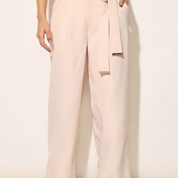 ONLY Women Straight Fit High-Rise Pleated Trousers-image-48