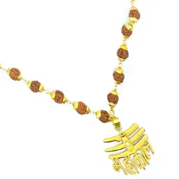RAVIOUR LIFESTYLE Contemporary Rudraksh Pendants with Chains-image-65