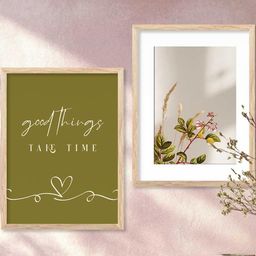 WALLLANE Brown Wood Wall Art-image-81