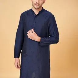 indus route by Pantaloons Men Embroidered Chikankari Kurta-image-50