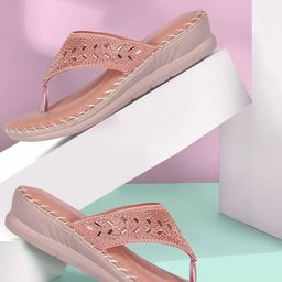 BIG BIRD Wedge Pumps with Laser Cuts-47