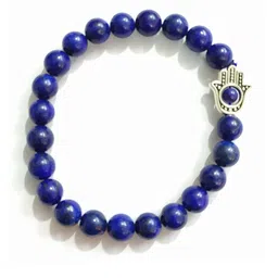 Divine souvenirs Unisex Evil Eye Artificial Beaded Elasticated Bracelet-17