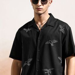 HIGHLANDER Men Animal Opaque Casual Shirt-image-28