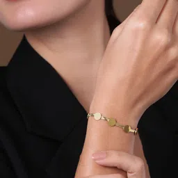 Rubans 18K Gold Plated Stainless Steel Tarnish-Free Waterproof Minimal Demi-Fine Bracelet-20