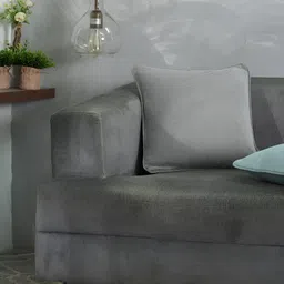 MASPAR Solid Cotton Square Cushion Cover For Sofa Bedroom Living Room Chair- 40X40 CM-image-47