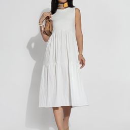 SHOWOFF Fit & Flare Midi Dress-image-35