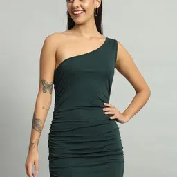 ND & R One Shoulder Bodycon Mini Dress-image-46