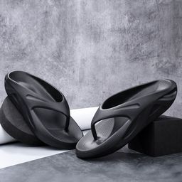 TOE CANDY Men Rubber Thong Flip-Flops-image-42