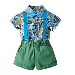 LULU & SKY Boys Printed Shirt with Shorts-image-85