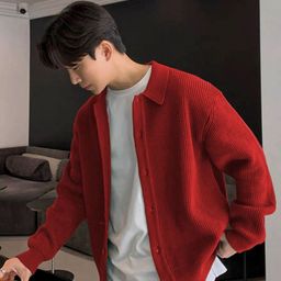 StyleCast Men Striped Spread Collar Long Sleeves Cape Jacket-picture-32