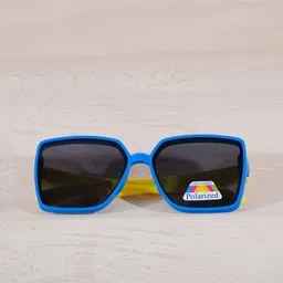 DukieKooky Unisex Kids Square Sunglasses with Polarised and UV Protected Lens DKSG517E-12