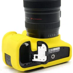 Digicom Silicone Cover Protective Camera Cover for Canon EOS 6D Mark II Camera - Yellow Camera Bag-image-7