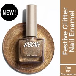 Glitter Nail Enamel - Pop the Champagne 462 Gold-image-18