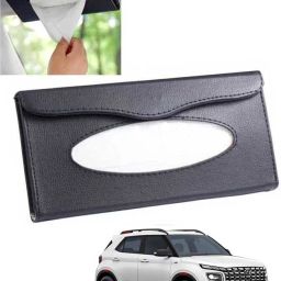 Black Rectangle Tissue Holder For Office,Home,Car For Venue N Line Hyundai 2023 Vehicle Tissue Dispenser-10