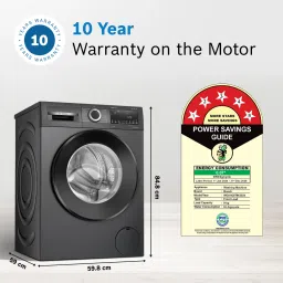 bosch 9 kg Fully Automatic Front Load with In-built Heater Grey image 4